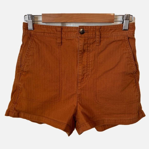 Madewell Sienna Camp Short Burnt Orange Women’s Small - Picture 8 of 9